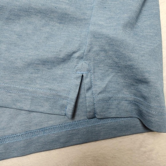 Travis Mathew Polo Shirt Mens Medium Blue Beer Buckets Golf Play Maker 1MV374 - Picture 5 of 13